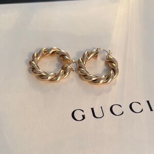 Gold Hoop Earrings